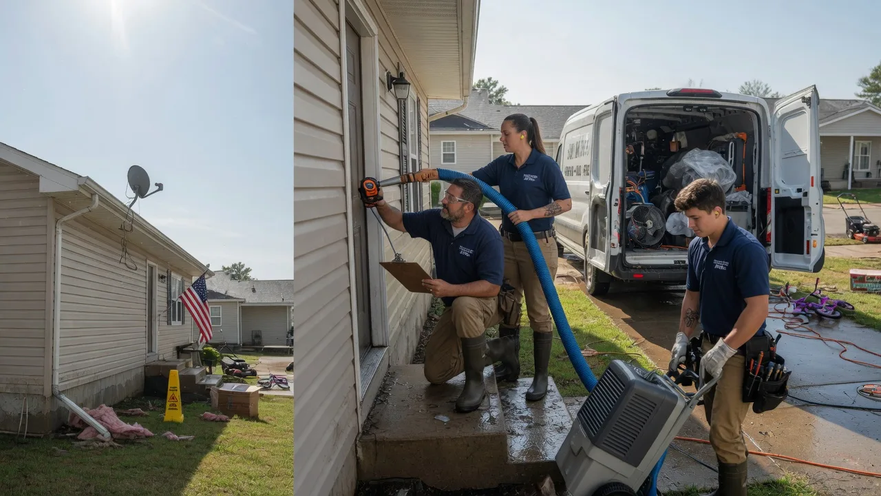 Ceiling Water Damage Restoration in Westerville, OH near me